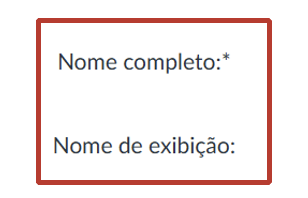 Retype your name in the space provided for Full Name and Display Name