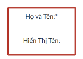 Retype your name in the space provided for Full Name and Display Name